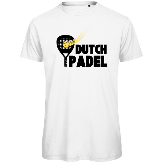 Basic Herren T-Shirt aus Bio-Baumwolle "Dutch Padel"