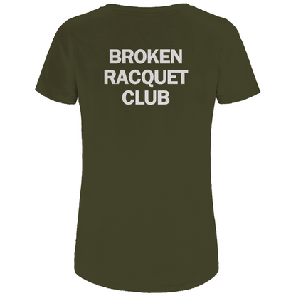 Basic Damen T-Shirt aus Bio-Baumwolle "Brocken Racquet Club"