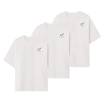 3x Bestseller T-Shirt "SERVE & SIP" - Vorteilspack