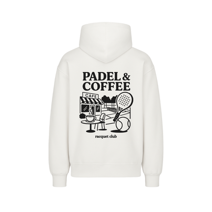 Oversize Hoodie "Padel & Coffee"
