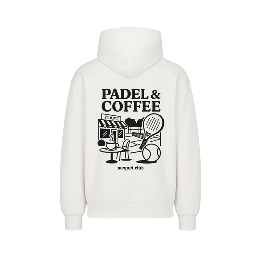 Oversize Hoodie "Padel & Coffee"