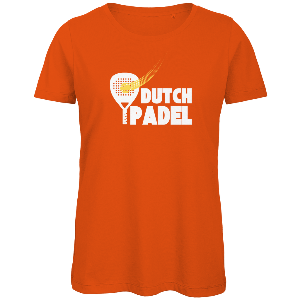 Basic Damen T-Shirt aus Bio-Baumwolle "Dutch Padel"