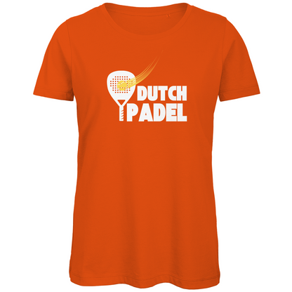 Basic Damen T-Shirt aus Bio-Baumwolle "Dutch Padel"