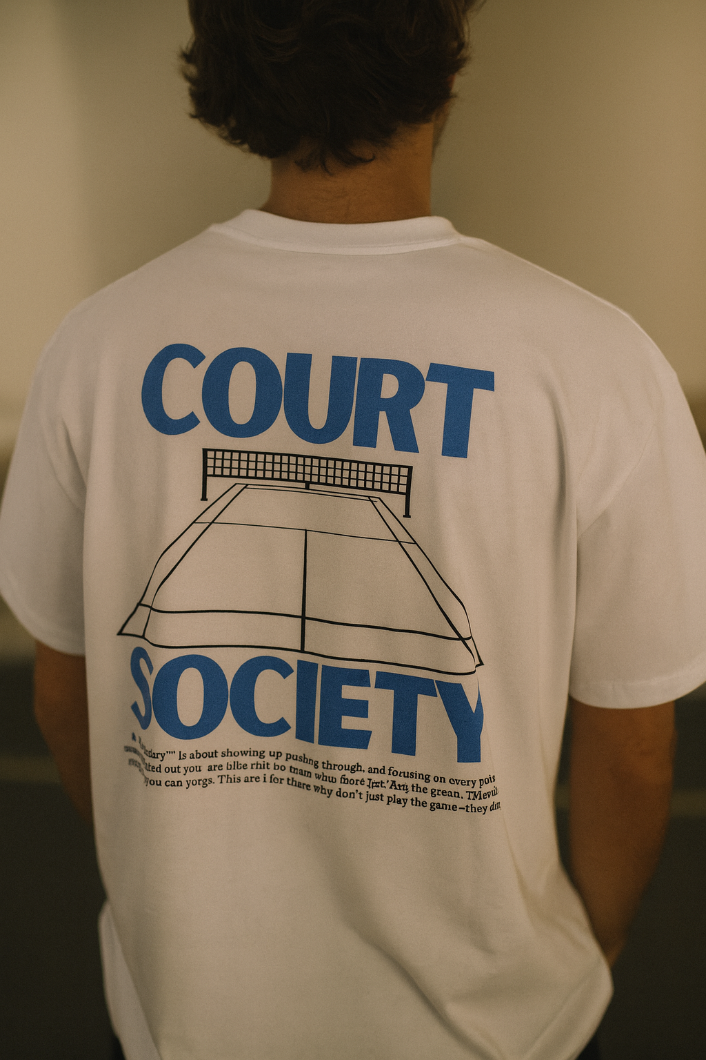 Oversize T-Shirt "Court Society"