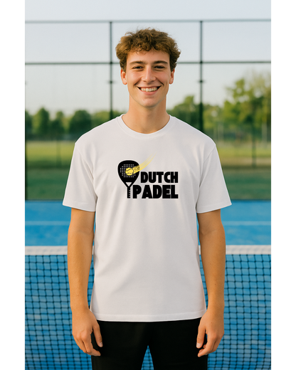 Basic Herren T-Shirt aus Bio-Baumwolle "Dutch Padel"