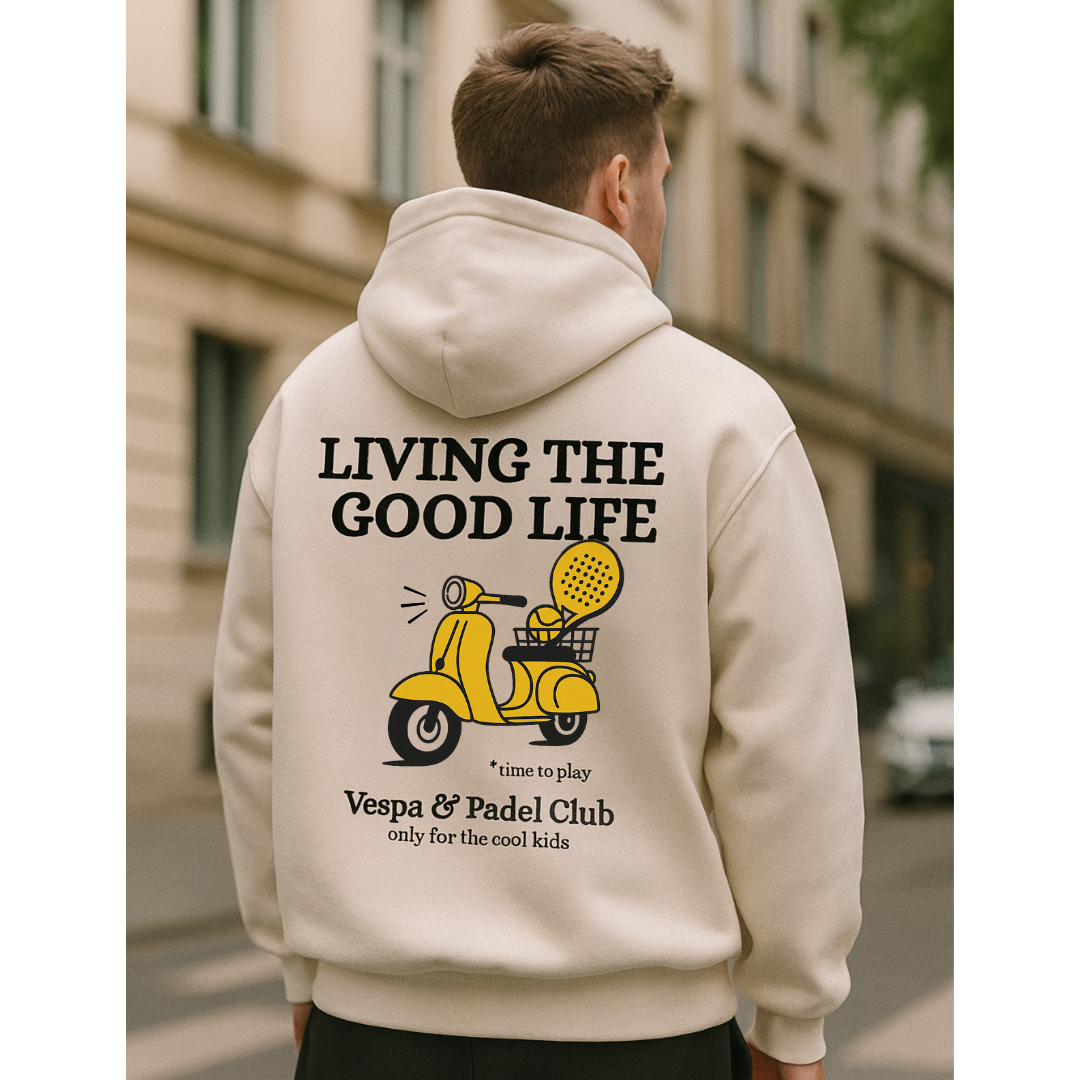Oversize Hoodie "Vespa & Padel Club" EDITION