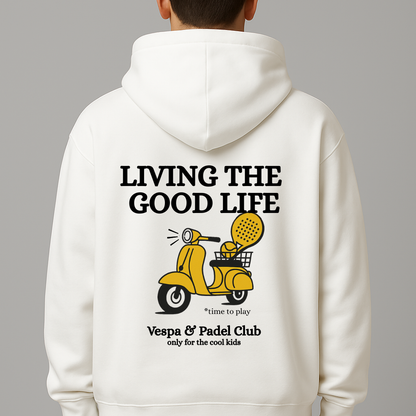 Oversized Hoodie "Vespa & Padel Club"