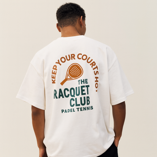 Oversize T-Shirt "Padel Racquet"