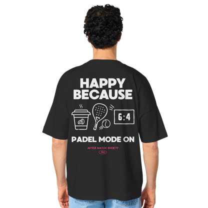 Premium oversized t-shirt PADEL MODE ON