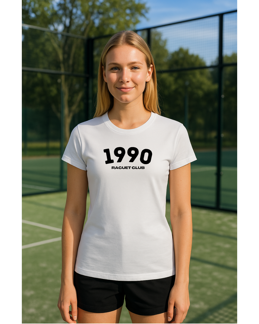 Basic Damen T-Shirt aus Bio-Baumwolle "1990"