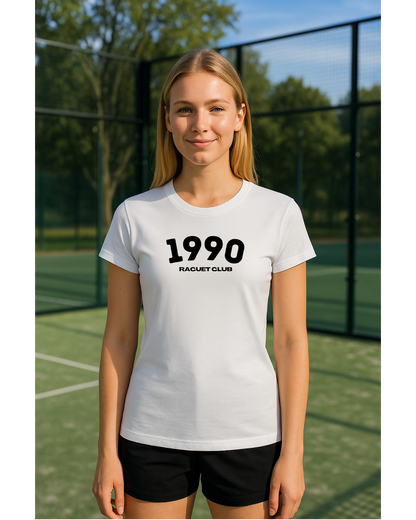 Basic Damen T-Shirt aus Bio-Baumwolle "1990"