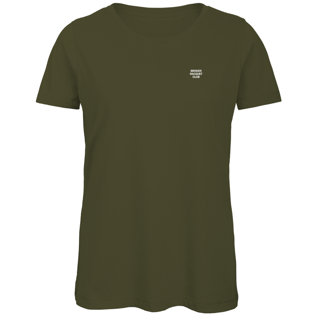 Basic Damen T-Shirt aus Bio-Baumwolle "Brocken Racquet Club"
