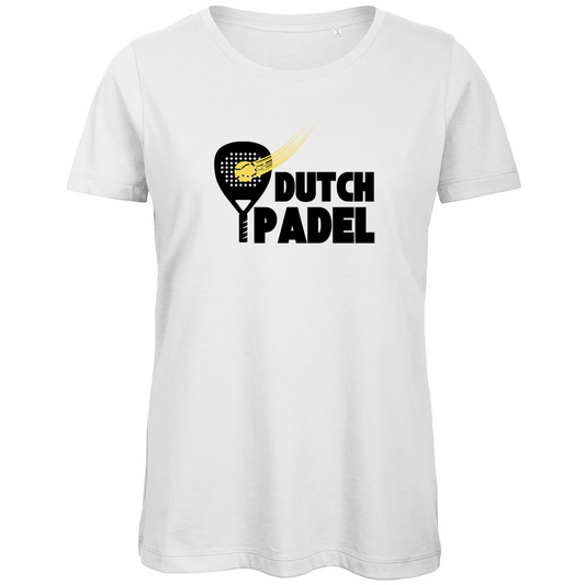 Basic Damen T-Shirt aus Bio-Baumwolle "Dutch Padel"