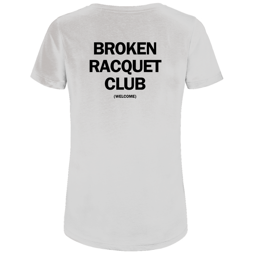 Basic Damen T-Shirt aus Bio-Baumwolle "Brocken Racquet Club"