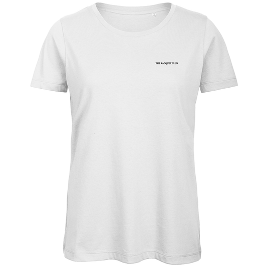 Basic Damen T-Shirt aus Bio-Baumwolle "Racquet Club"