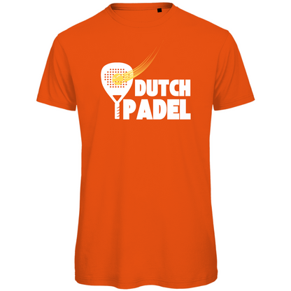 Basic Herren T-Shirt aus Bio-Baumwolle "Dutch Padel"